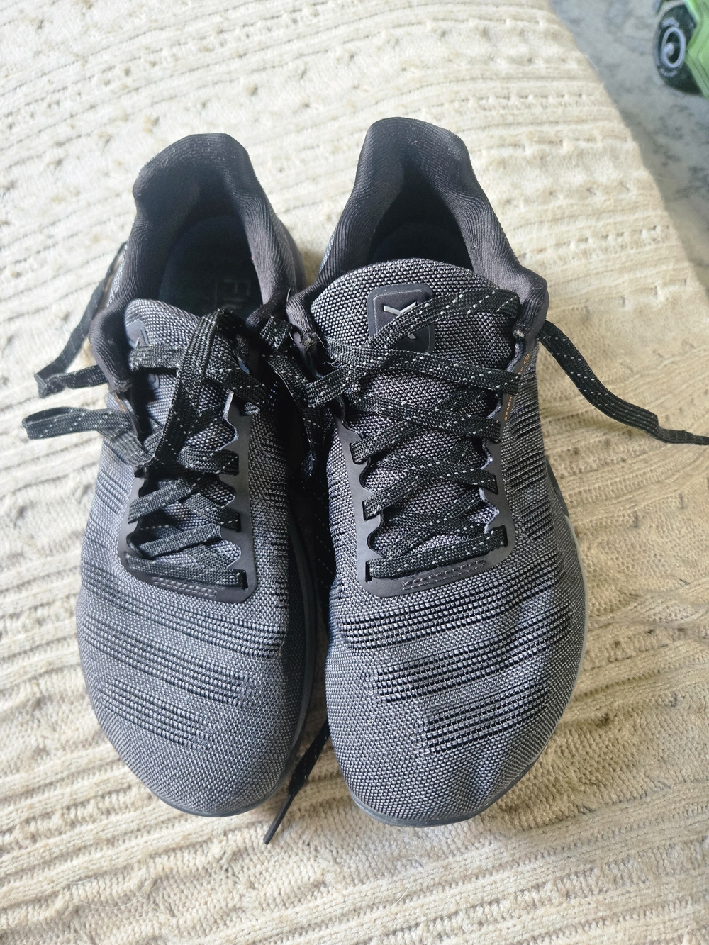 Flux Barefoot Womens's Black Knit Athletic Sneakers
